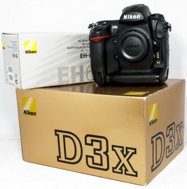 Nikon D3x with lens
