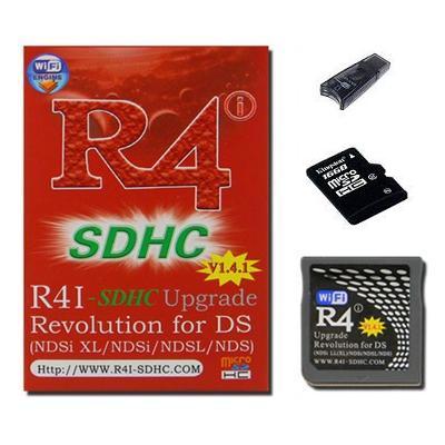Scheda cartuccia gioco R4i nintendo NDS DSi XL microSD 2gb 4gb 8gb