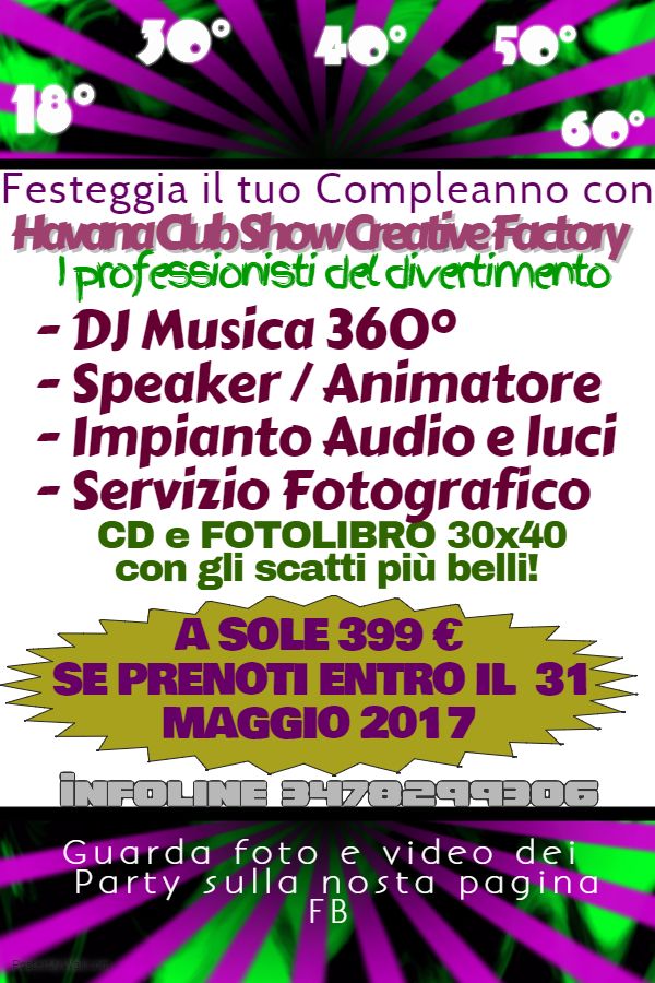 Servizio fotografico e discoteca mobile