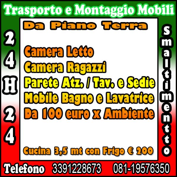 Trasloco completo da 500 euro