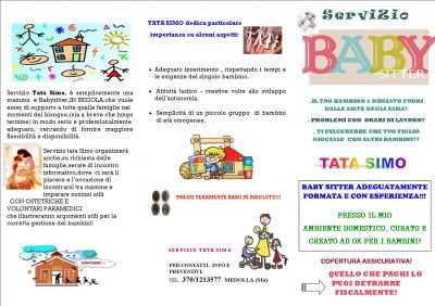 SERVIZIO BABY SITTER TATA SIMO