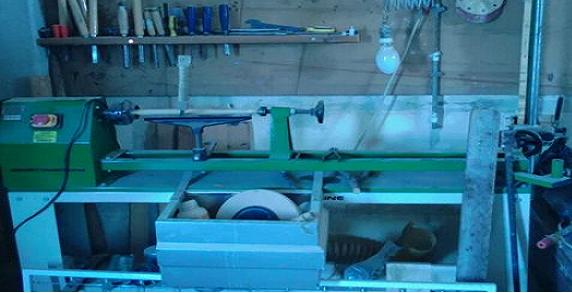Tornio per legno con copiatore