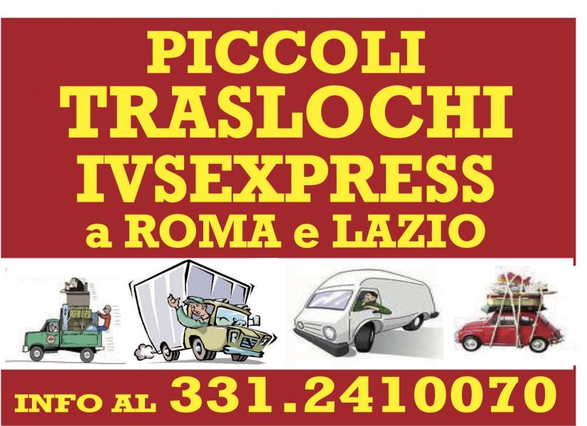 Piccoli Traslochi e sgomberi Roma e Lazio