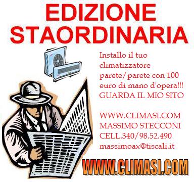 MONTAGGIO CONDIZIONATORE CON POMPA DEL VUOTO