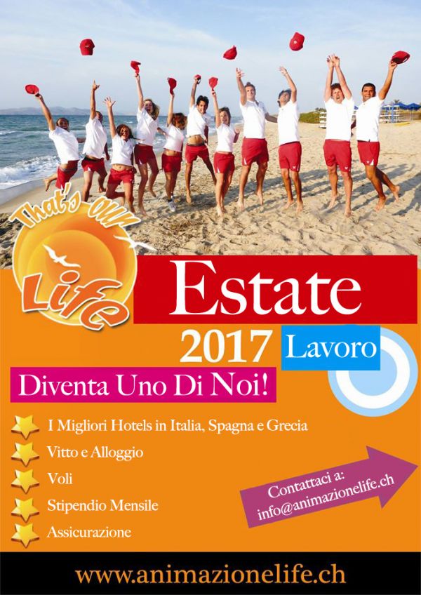 Animatore per estate 2017