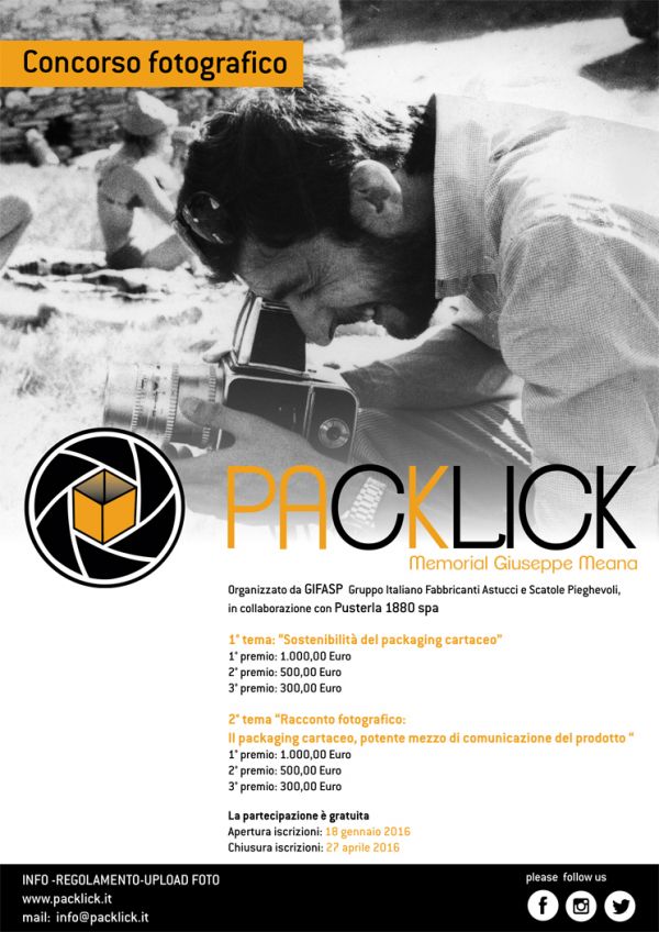 Packlick, concorso fotografico 2016 - Memorial Giuseppe Meana 