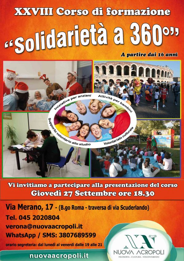 Solidariet a 360: Corso di Formazione