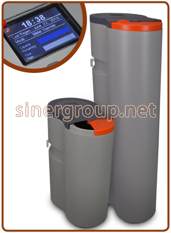 CS13 - UP Flow water softener (Reg. Metered-Time) 12,5 - 25 lt. resin