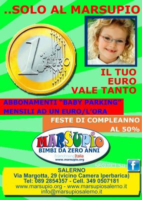 ABBONAMENTI SERVIZIO NIDO E BABY PARKING A 1 EURO L'ORA