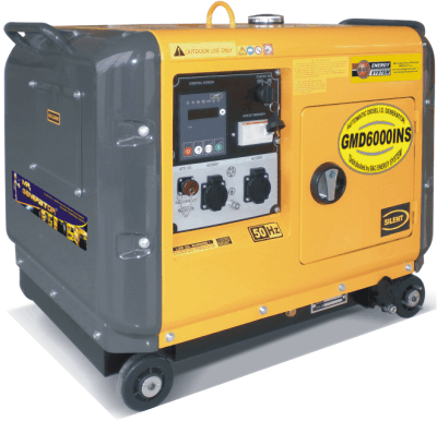 Gruppo elettrogeno super silenziato DIESEL da 7kVA+ATS