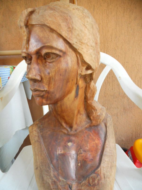 Statue in legno pregiato antiche