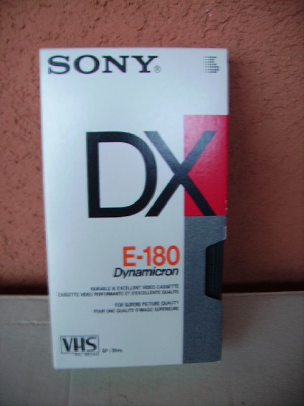 20 cassette vhs  Sony 180 