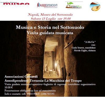 Museo del sottosuolo con terramia in musica