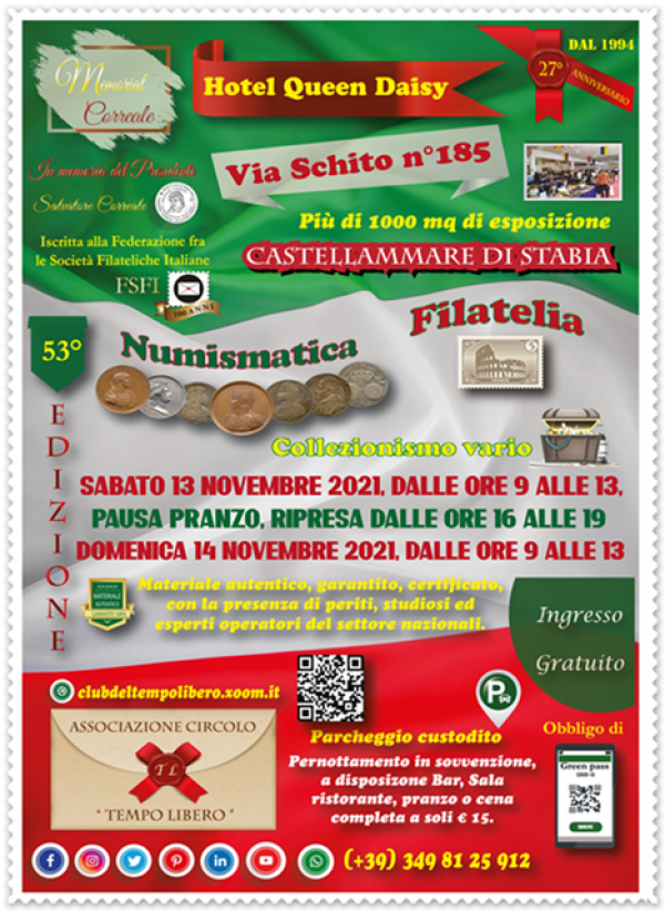 	 Collezionismo: Memorial Correale Novembre 2021