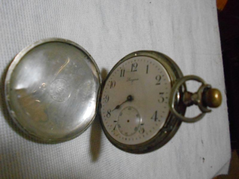 LONGINES antico orologio da tasca in argento