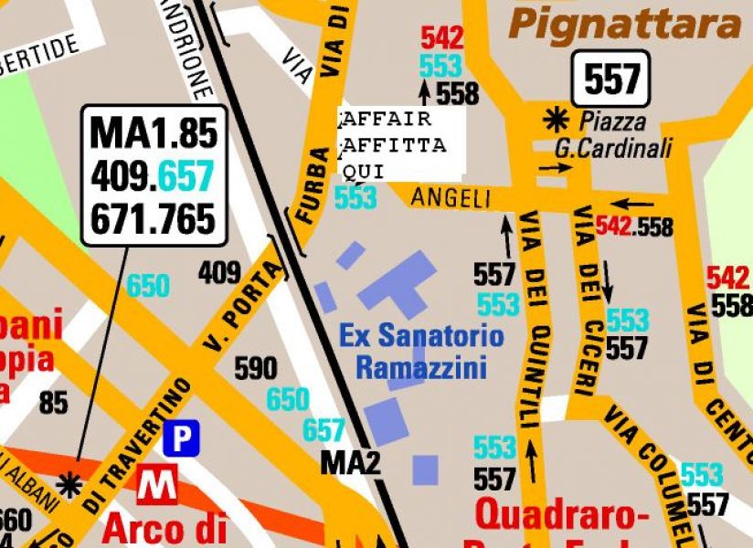 Arco di Travertino Tor Pignattara via degli angeli indipendente