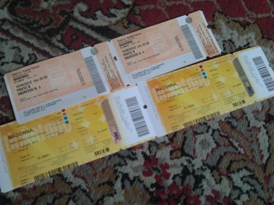 Vendo biglietti concerto madonna firenze