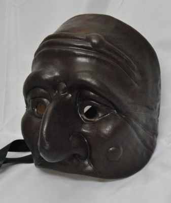 Maschera di Pulcinella in Cuoio (dellattore Antonio Petito)