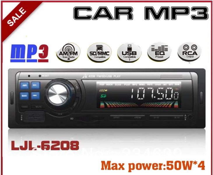 AUTORADIO MP3  PORTA USB/SD CARD  50WX4 