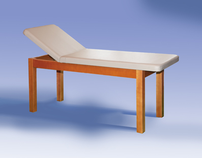 Lettino in legno per massaggi, fisioterapia, cardiologia