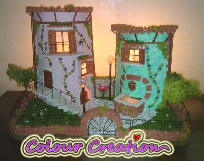 Tegola terracotta decoupage arredamento casa
