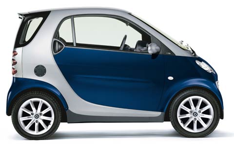 Noleggio city car  Smart, Mitsubishi Colt, Hyundai i 10