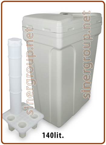 BTS square brine tanks for water softener from 70 to 140lit.