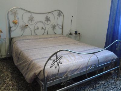 Letto matrimoniale in ferro battuto