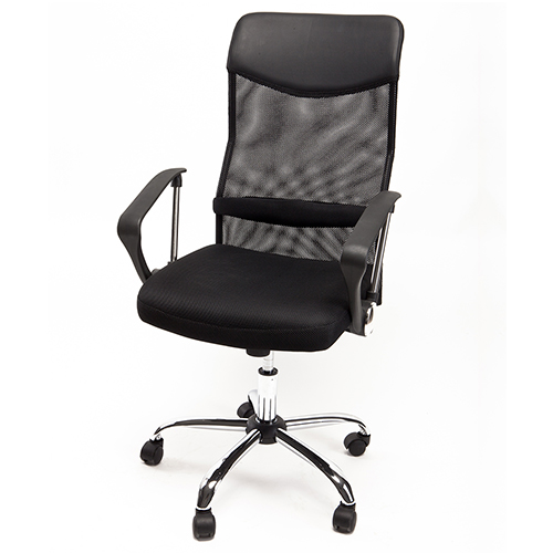 Poltrona ufficio ergonomica 'Matrix' da Ufficio, studio, casa in Mesh ed Eco pelle resistente